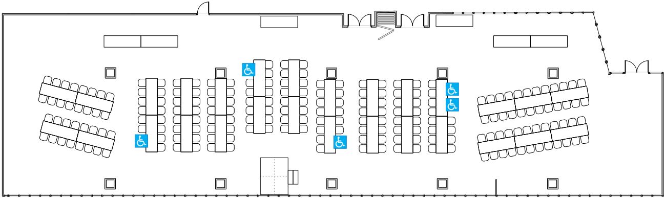 Banquet Seating @ Rectangles